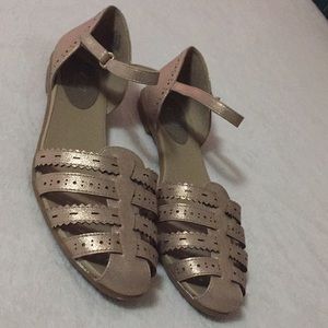 Sparkly Tan Sandals
